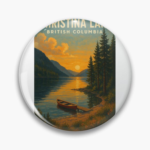 Item preview, Christina Lake British Columbia Sunset Canoe Scene designed and sold by Aryabek.