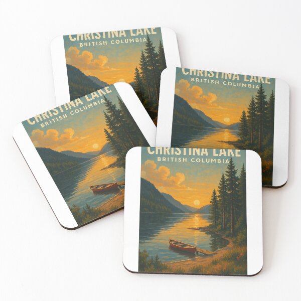 Item preview, Christina Lake British Columbia Sunset Canoe Scene designed and sold by Aryabek.