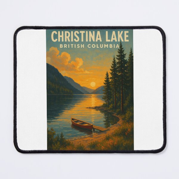 Item preview, Christina Lake British Columbia Sunset Canoe Scene designed and sold by Aryabek.
