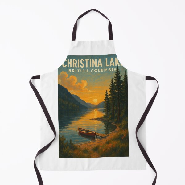 Item preview, Christina Lake British Columbia Sunset Canoe Scene designed and sold by Aryabek.