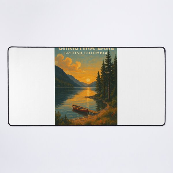 Item preview, Christina Lake British Columbia Sunset Canoe Scene designed and sold by Aryabek.