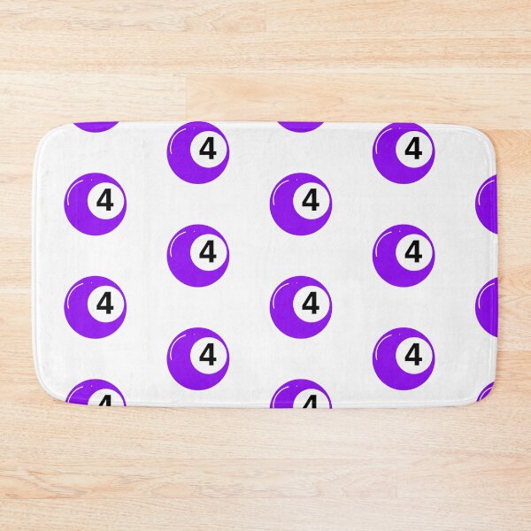Item preview, Purple Bingo Ball Number 4 designed and sold by varinthip.
