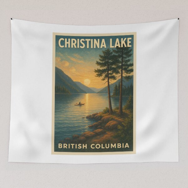 Item preview, Christina Lake Sunset in British Columbia designed and sold by Aryabek.