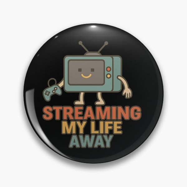Item preview, Streaming My Life Away – Funny Gamer & Binge-Watcher Design designed and sold by WittyLabs.