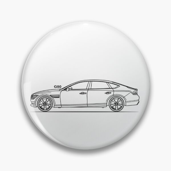 Item preview, Genesis G80 Line illustration designed and sold by sketchjuny.