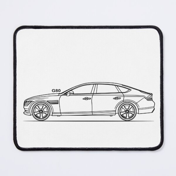 Item preview, Genesis G80 Line illustration designed and sold by sketchjuny.