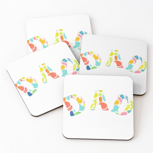 Item preview, DAD Abstract Art Design - Colorful Pattern Typography designed and sold by Colorful-Garden.