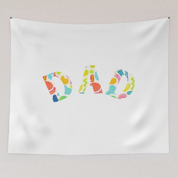 Item preview, DAD Abstract Art Design - Colorful Pattern Typography designed and sold by Colorful-Garden.