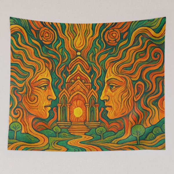 Artikelvorschau,  Gesichter im flammenden Tempel   entworfen und verkauft von Sigtrix.
