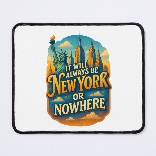 Item preview, It will always be new york or nowhere Skyline with Statue of Liberty  designed and sold by Aryabek.