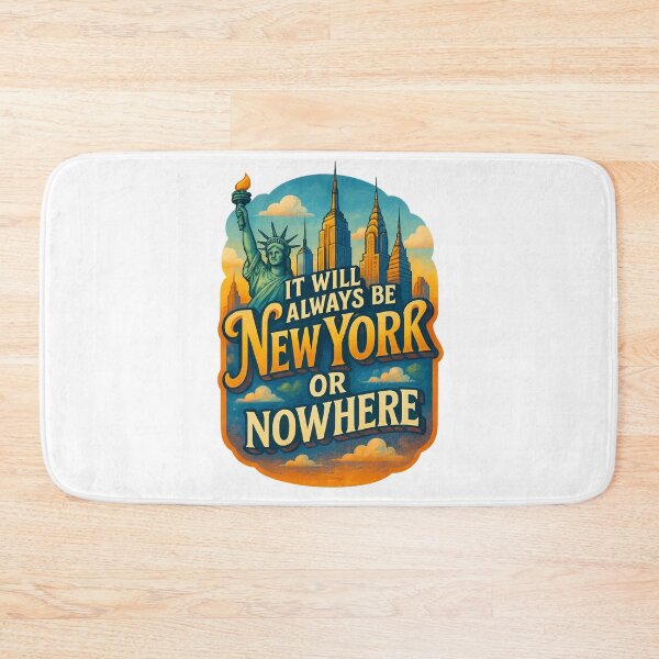 Item preview, It will always be new york or nowhere Skyline with Statue of Liberty  designed and sold by Aryabek.