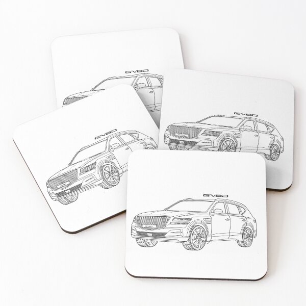 Item preview, Genesis GV80 Line illustration designed and sold by sketchjuny.