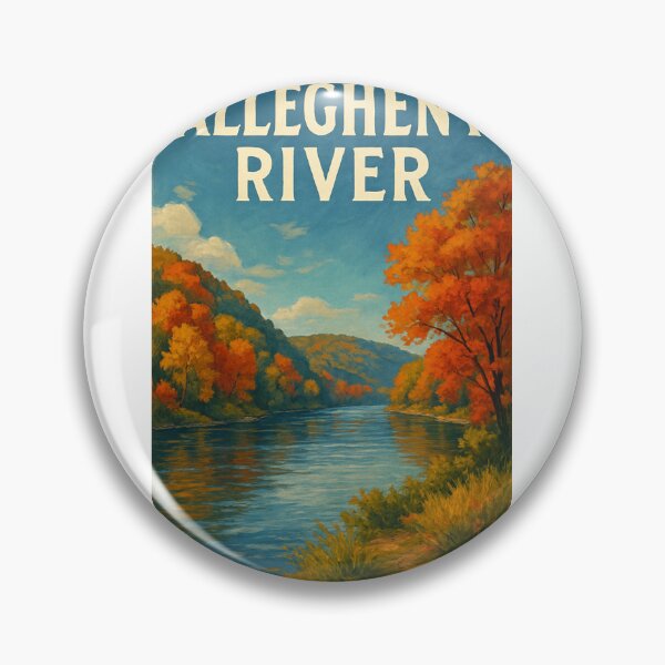 Item preview, Allegheny River in Autumn, Pennsylvania designed and sold by Aryabek.