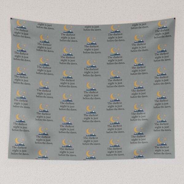 Item preview, The darkest night is just before the dawn. designed and sold by ChernivtsiSkoda.