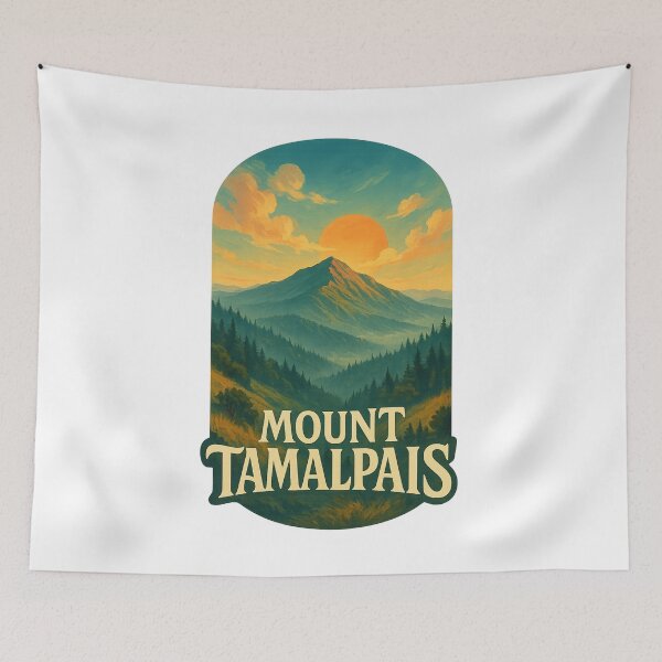 Item preview, Mount Tamalpais at Sunset in Marin County designed and sold by Aryabek.