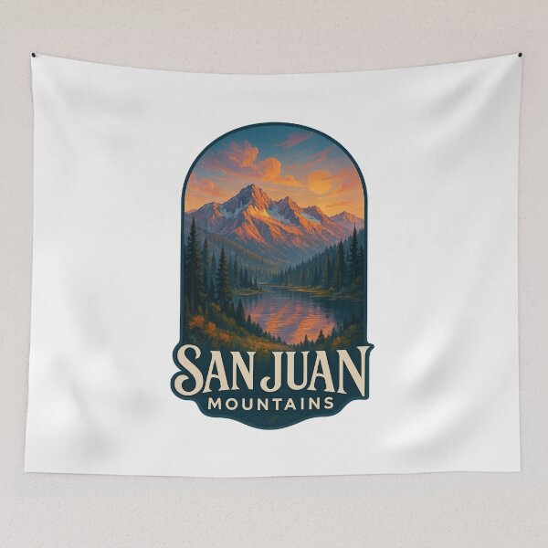 Item preview, San Juan Mountains Sunset in Southwest Colorado designed and sold by Aryabek.