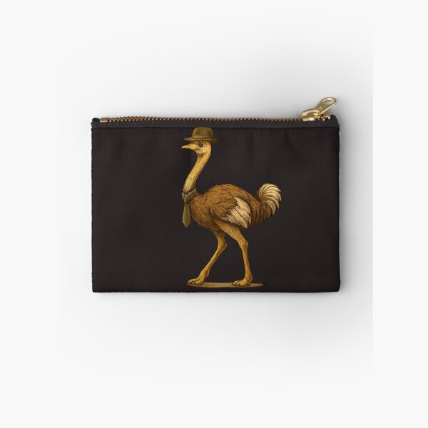 Item preview, Autruche Chic Illustrée Stylish Ostrich Illustration designed and sold by Drawingshirts.