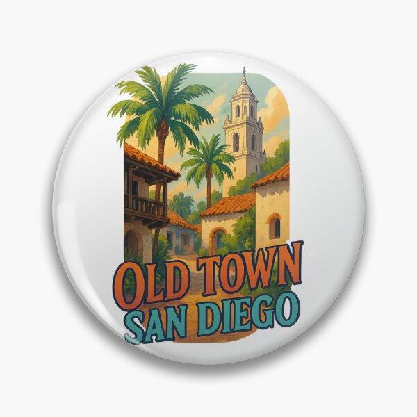 Item preview, Old Town San Diego California Mission District designed and sold by Aryabek.