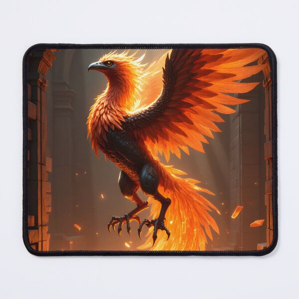 Item preview, Phoenix Rebirth in the Ancient Ruins designed and sold by oanaunciuleanu.