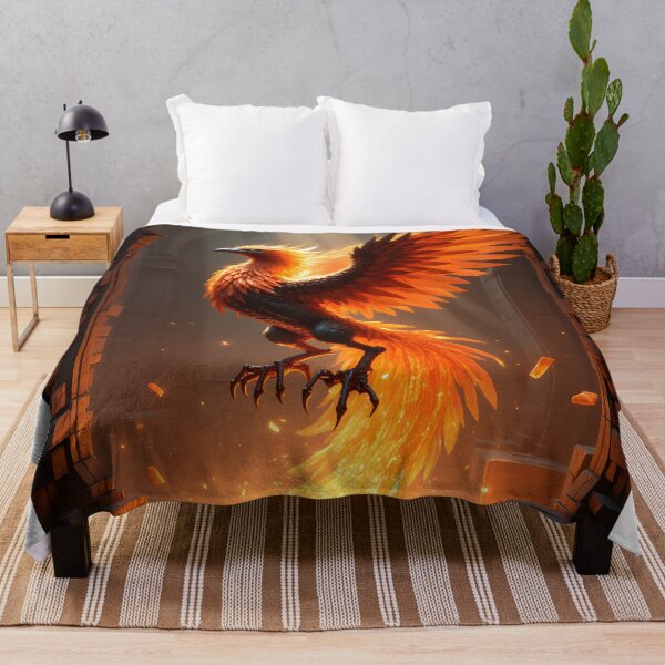 Item preview, Phoenix Rebirth in the Ancient Ruins designed and sold by oanaunciuleanu.