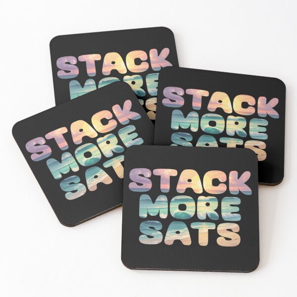 Item preview, Stack More Sats | Bitcoin Surf & Sunset Style designed and sold by Stay Orange!.