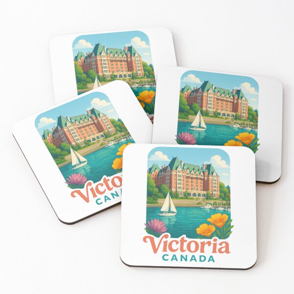Item preview, Victoria Inner Harbour with Empress Hotel Canada designed and sold by Aryabek.