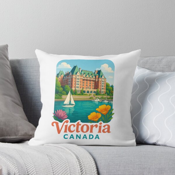 Item preview, Victoria Inner Harbour with Empress Hotel Canada designed and sold by Aryabek.