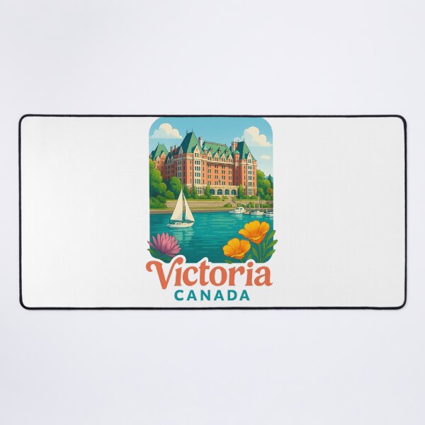 Item preview, Victoria Inner Harbour with Empress Hotel Canada designed and sold by Aryabek.