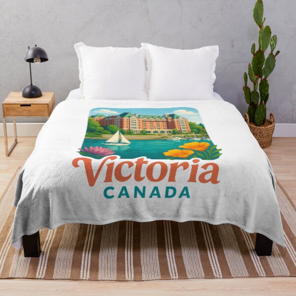 Item preview, Victoria Inner Harbour with Empress Hotel Canada designed and sold by Aryabek.