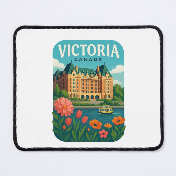 Item preview, Victoria BC Parliament and Harbour Flowers Canada designed and sold by Aryabek.