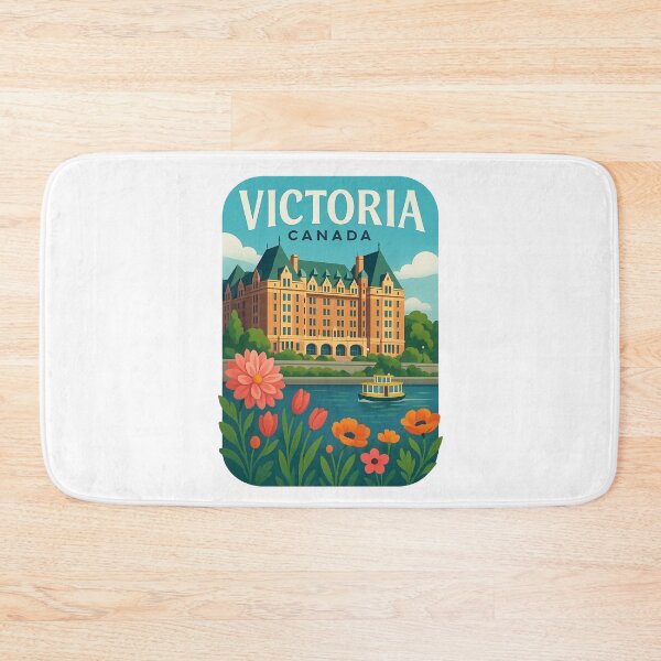 Item preview, Victoria BC Parliament and Harbour Flowers Canada designed and sold by Aryabek.