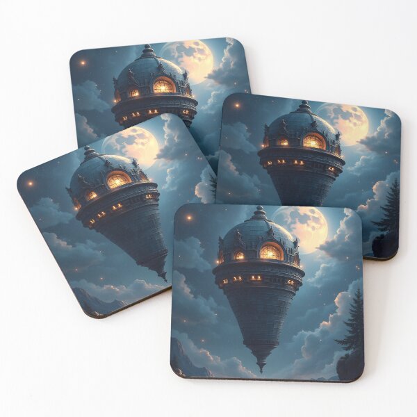 Item preview, The Inverted Lighthouse of the Moonlit Valley designed and sold by oanaunciuleanu.
