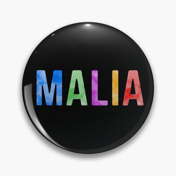 Artikelvorschau, Malia Name Helle Farben entworfen und verkauft von Jeallan Designs.