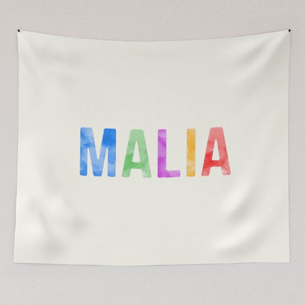 Item preview, Malia Name Bright Colors designed and sold by Jeallan Designs.