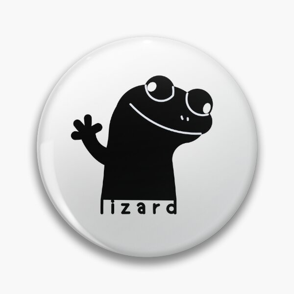 Item preview, lizard designed and sold by Kama black&white.