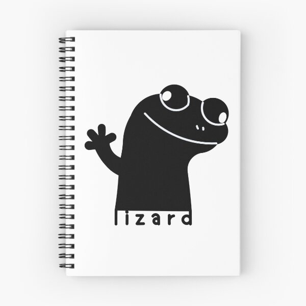 Item preview, lizard designed and sold by Kama black&white.