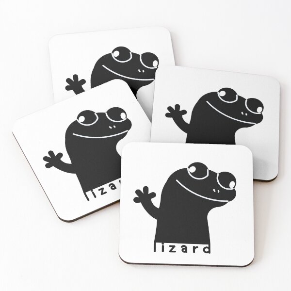 Item preview, lizard designed and sold by Kama black&white.