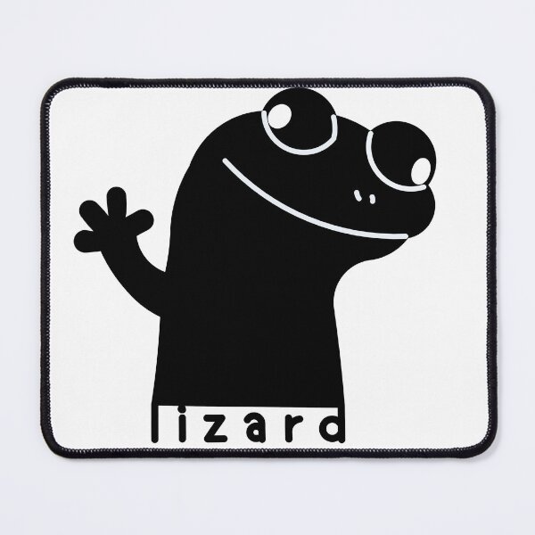 Item preview, lizard designed and sold by Kama black&white.