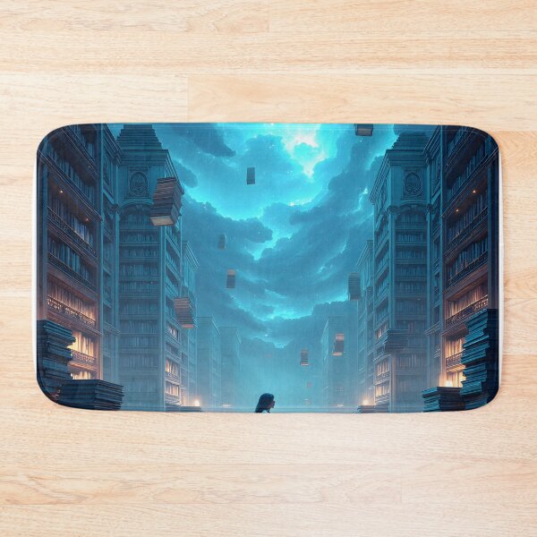 Item preview, The Library of Floating Tomes designed and sold by oanaunciuleanu.