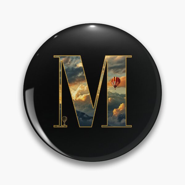 Item preview, Letter M representing a hot air balloon designed and sold by Lilivibesunset.