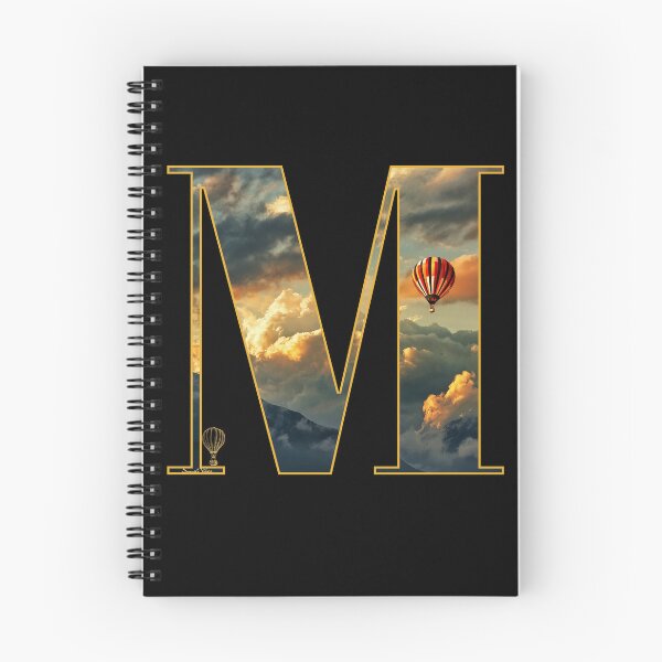 Item preview, Letter M representing a hot air balloon designed and sold by Lilivibesunset.