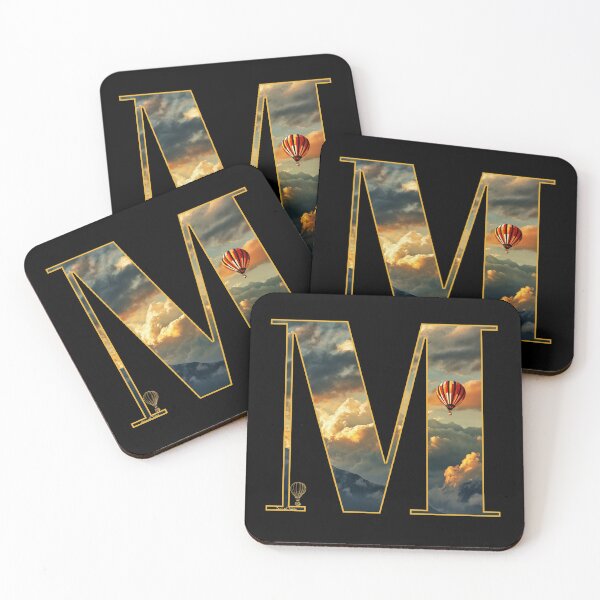Item preview, Letter M representing a hot air balloon designed and sold by Lilivibesunset.