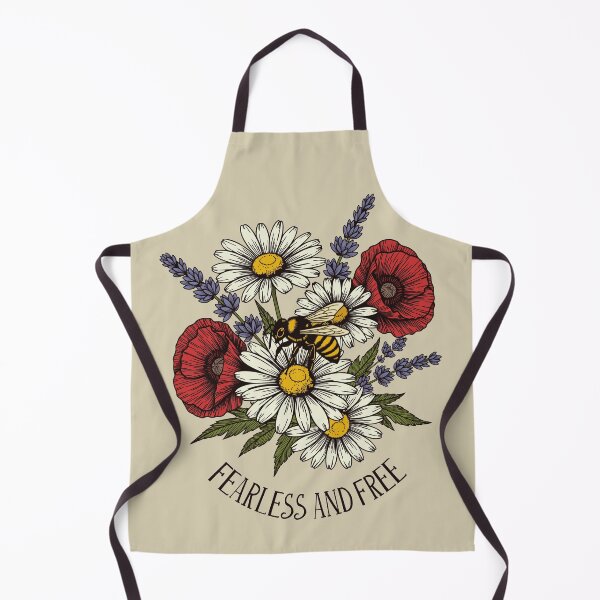 Item preview, Boho Style Bee&Flowers Fearless and free designed and sold by Merrko-Atelier.