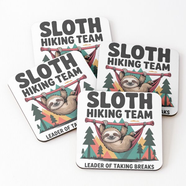 Item preview, Funny Sloth Hiking - This funny sloth hiking gift is perfect for hikers, campers, nature lovers, and anyone who enjoys humor, mountains, and lazy outdoor adventures. designed and sold by ZyziowskyArt.