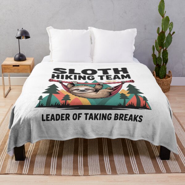 Item preview, Funny Sloth Hiking - This funny sloth hiking gift is perfect for hikers, campers, nature lovers, and anyone who enjoys humor, mountains, and lazy outdoor adventures. designed and sold by ZyziowskyArt.