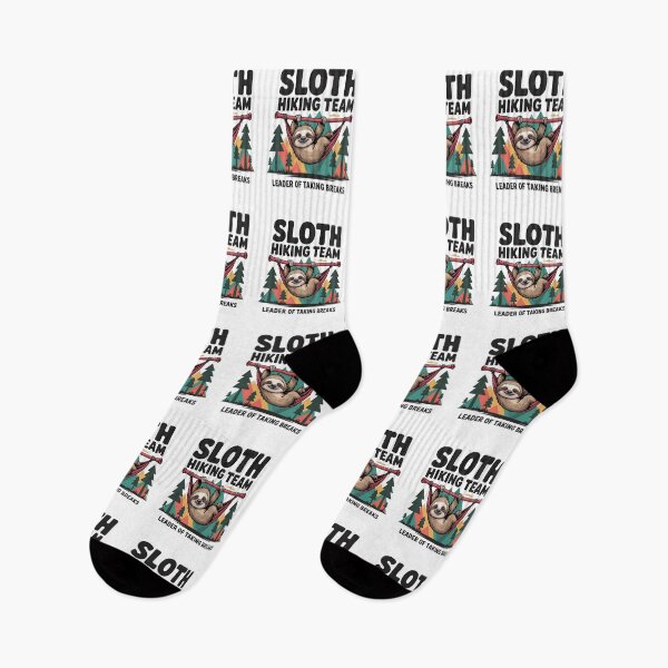 Item preview, Funny Sloth Hiking - This funny sloth hiking gift is perfect for hikers, campers, nature lovers, and anyone who enjoys humor, mountains, and lazy outdoor adventures. designed and sold by ZyziowskyArt.