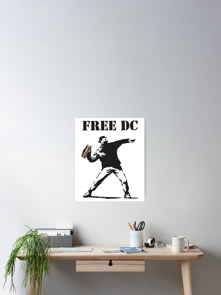 Sandwich Guy - Banksy Inspired DC Statehood Advocate Poster
