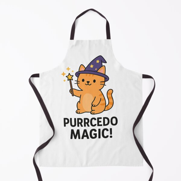 Item preview, Purrcedo Magic – Cute Wizard Cat Design designed and sold by SlomianyPisarz.