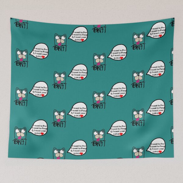 Item preview, LaMaisonOfMY MY BRAT BULLDOG COLLECTION No.5 BRAT THOUGHTS BLACK designed and sold by LaMaisonOfMY.