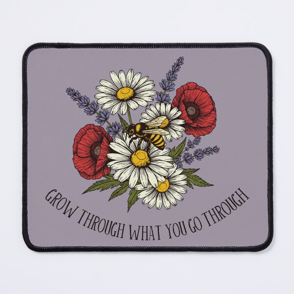 Item preview, Boho Style Bee&Flowers Grow trough what you go trough designed and sold by Merrko-Atelier.